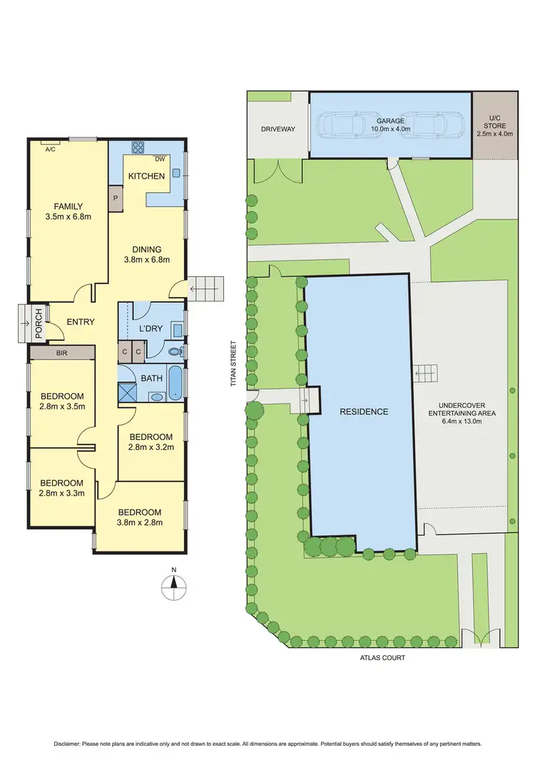 Floorplan of Homely house listing, 21 Titan Street, Whittington VIC 3219