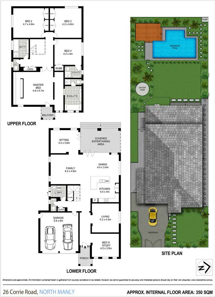 Floorplan of Homely house listing, 26 Corrie Road, North Manly NSW 2100