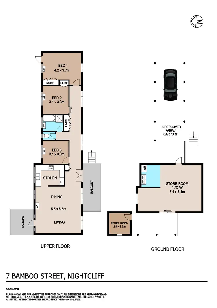 Floorplan of Homely house listing, 7 Bamboo Street, Nightcliff NT 810