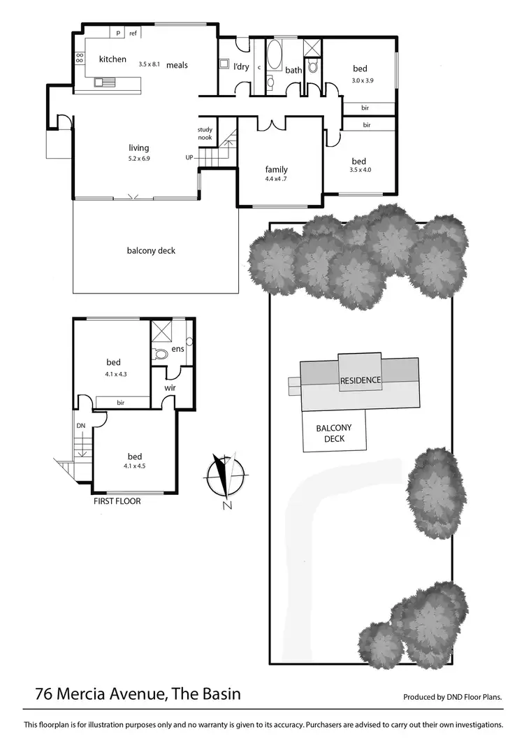 Floorplan of Homely house listing, 76 Mercia Avenue, The Basin VIC 3154
