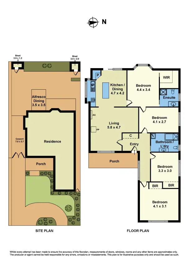 Floorplan of Homely house listing, 3 Holloway Street, Newport VIC 3015