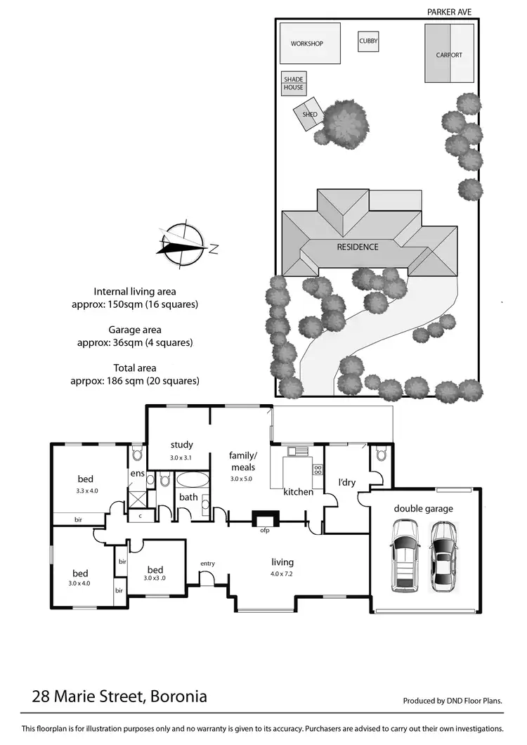 Floorplan of Homely house listing, 28 Marie Street, Boronia VIC 3155