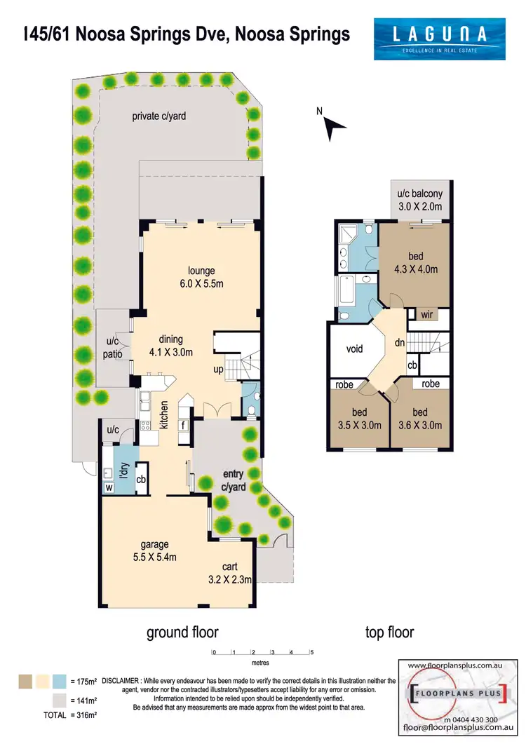 Floorplan of Homely house listing, 145/61 Noosa Springs Drive, Noosa Heads QLD 4567