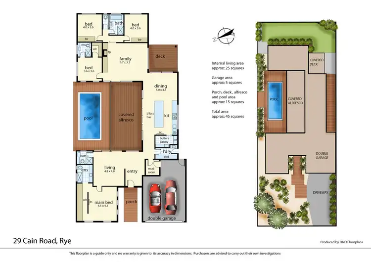Floorplan of Homely house listing, 29 Cain Road, Rye VIC 3941