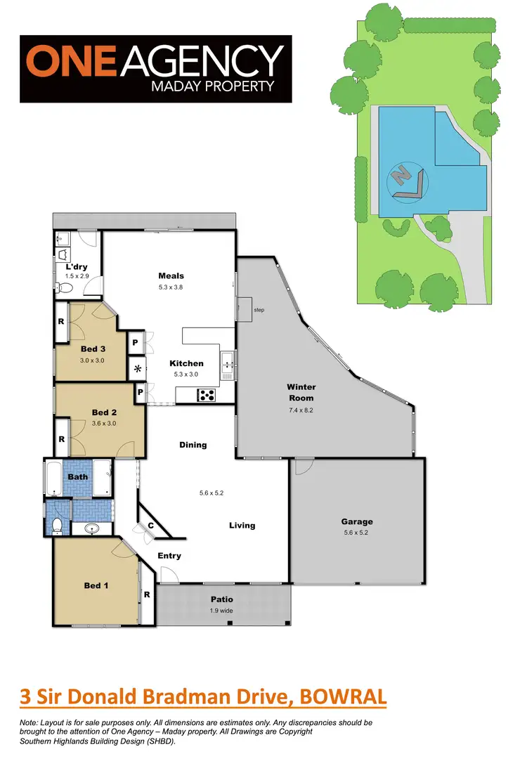 Floorplan of Homely house listing, 3 Sir Donald Bradman Drive, Bowral NSW 2576