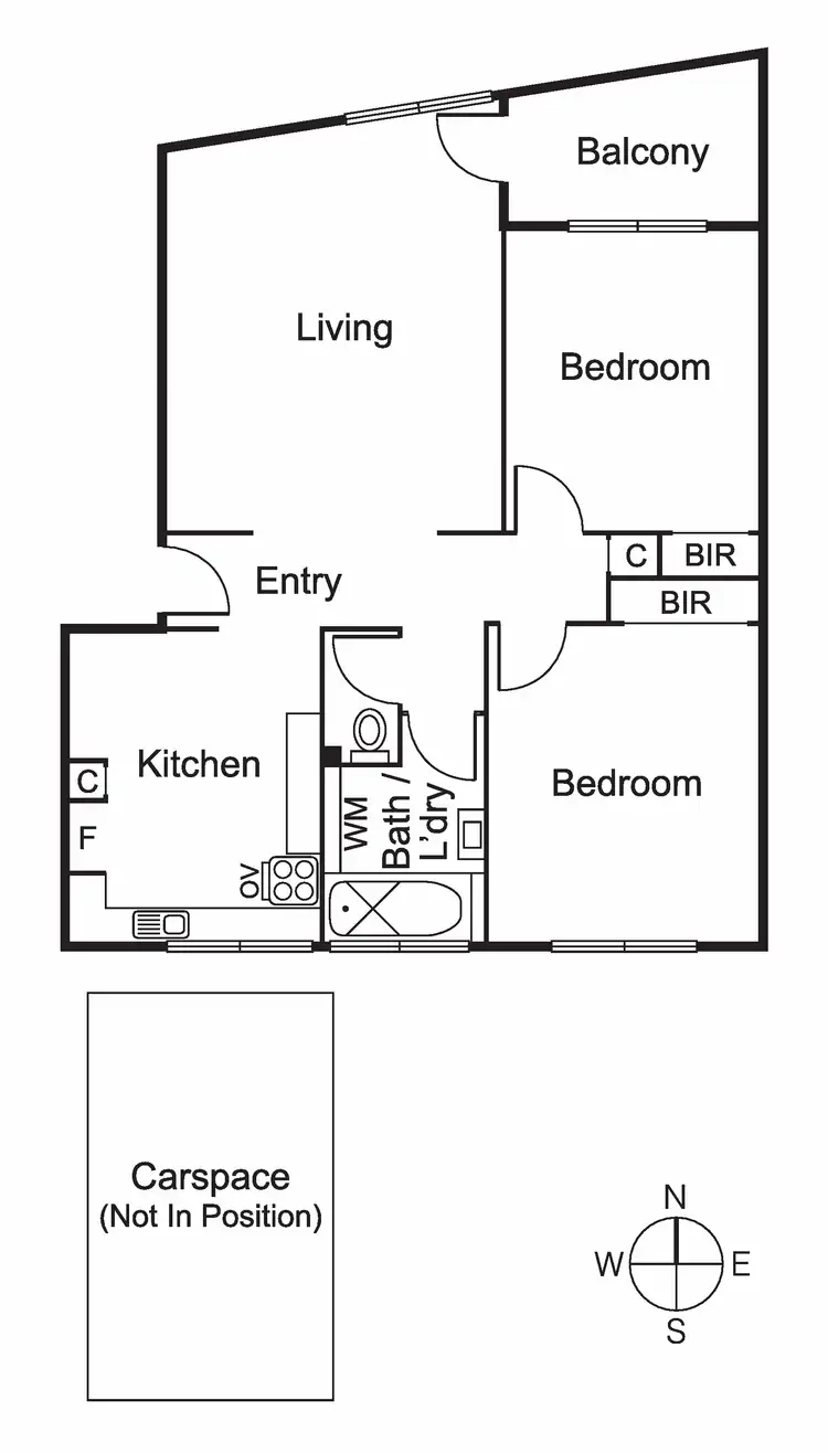 Floorplan of Homely apartment listing, 24/327 Orrong Road, St Kilda East VIC 3183