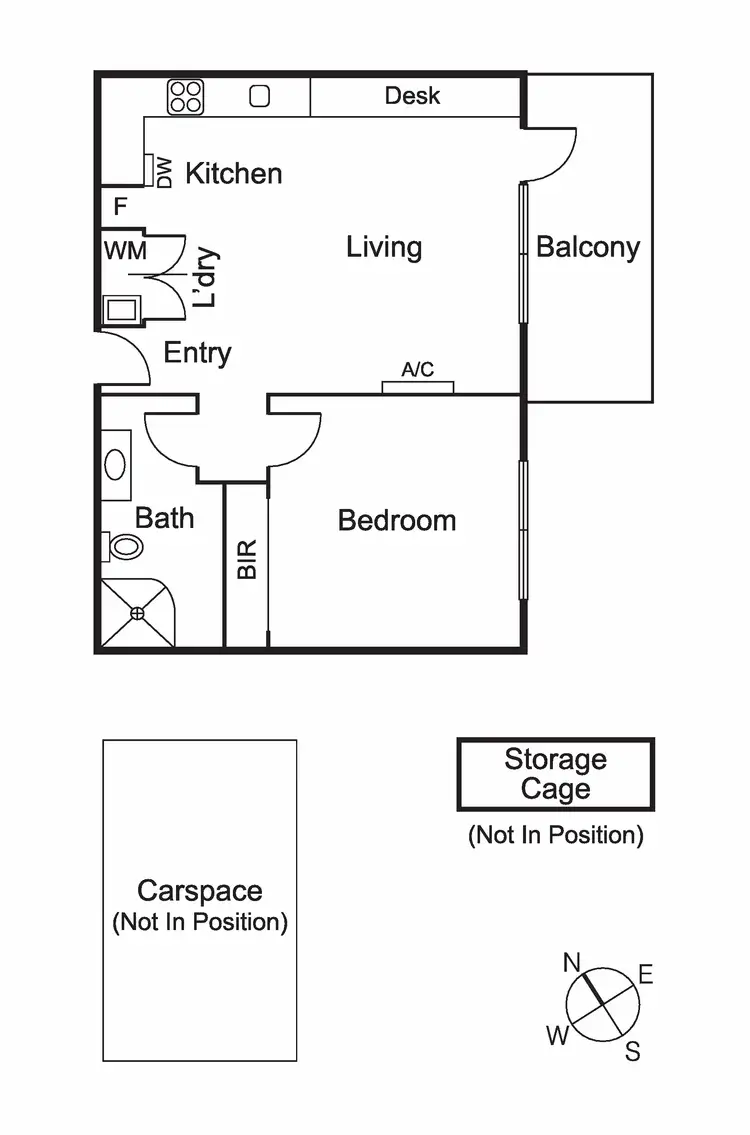 Floorplan of Homely apartment listing, 206/131 Acland Street, St Kilda VIC 3182