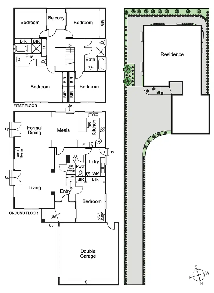 Floorplan of Homely townhouse listing, 2/603 Inkerman Road, Caulfield North VIC 3161