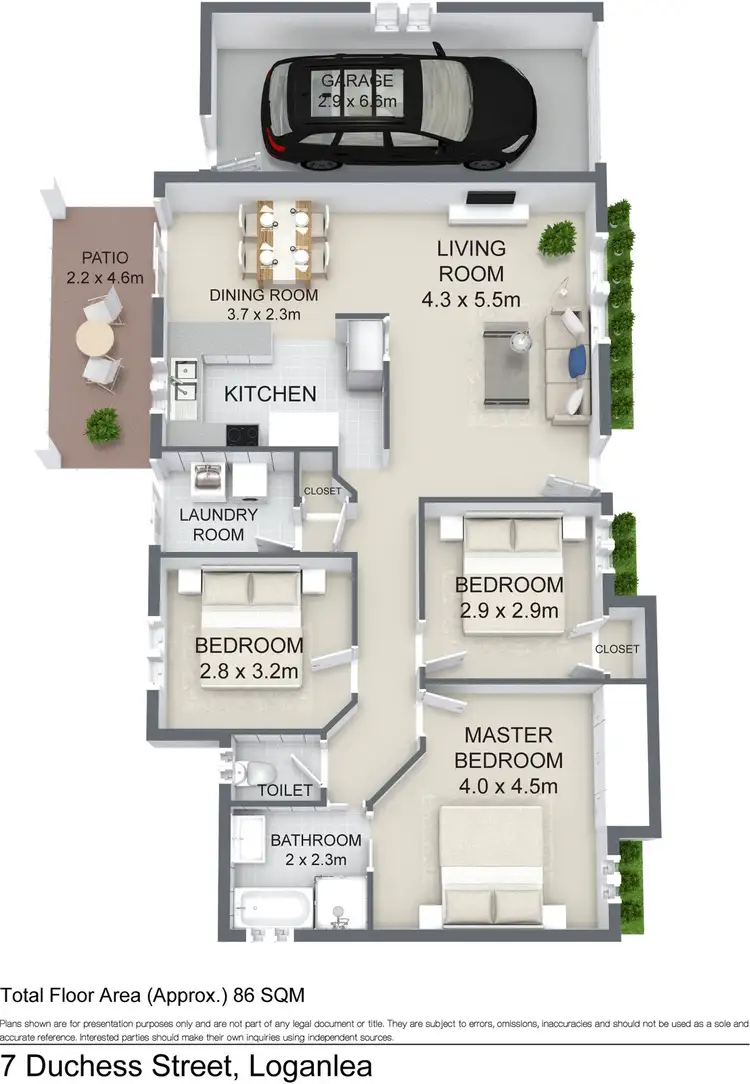 Floorplan of Homely house listing, 7 Duchess Court, Loganlea QLD 4131
