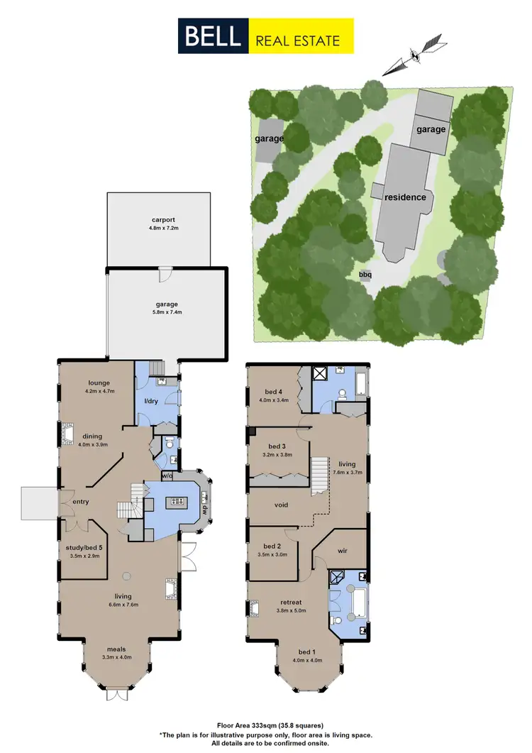 Floorplan of Homely house listing, 22 Mount View Road, Ferny Creek VIC 3786