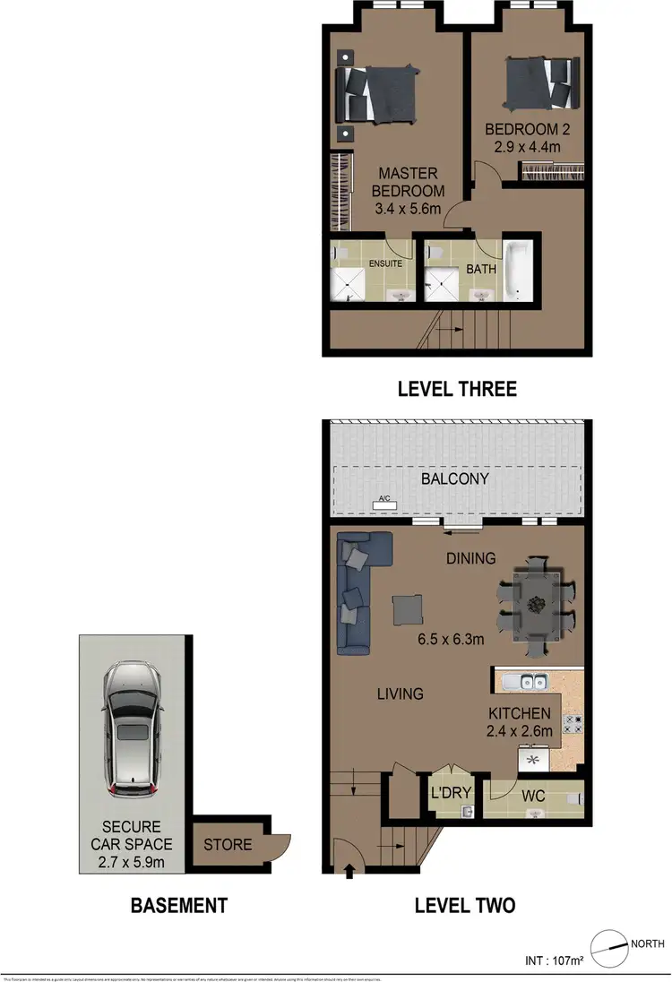 Floorplan of Homely apartment listing, 15/3-5 Garner Street, St Marys NSW 2760