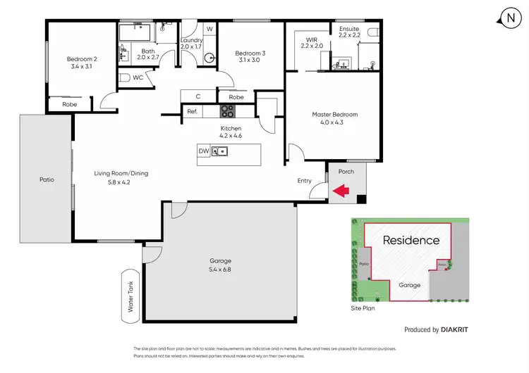 Floorplan of Homely unit listing, 2/3 Oxford Street, Frankston VIC 3199