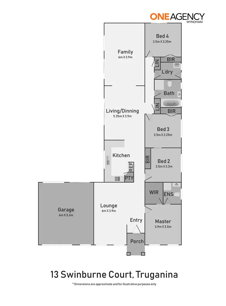 Floorplan of Homely house listing, 13 Swinburne Court, Truganina VIC 3029
