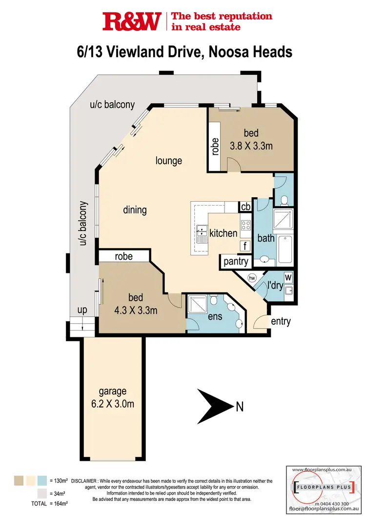 Floorplan of Homely unit listing, 6/13 Viewland Drive, Noosa Heads QLD 4567