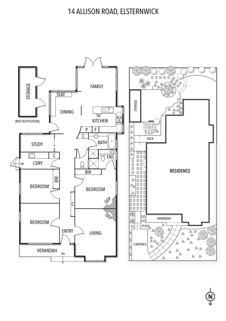 Floorplan of Homely house listing, 14 Allison Road, Elsternwick VIC 3185