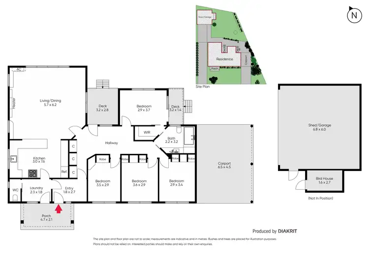 Floorplan of Homely house listing, 4 Verona Street, Dromana VIC 3936