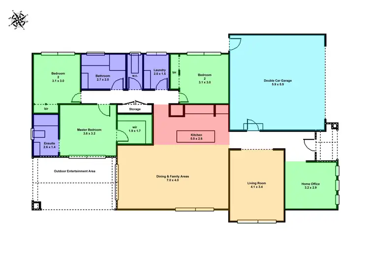Floorplan of Homely house listing, 207 Cathcart Street, Buninyong VIC 3357