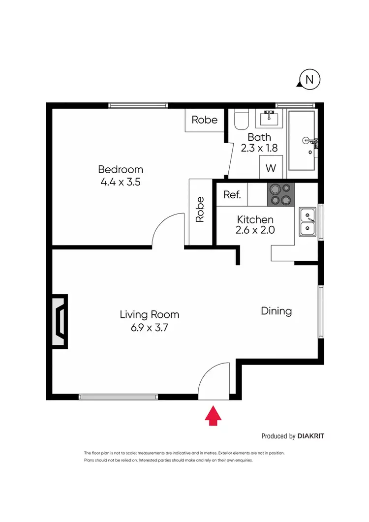 Floorplan of Homely apartment listing, 8/236 Wattletree Road, Malvern VIC 3144