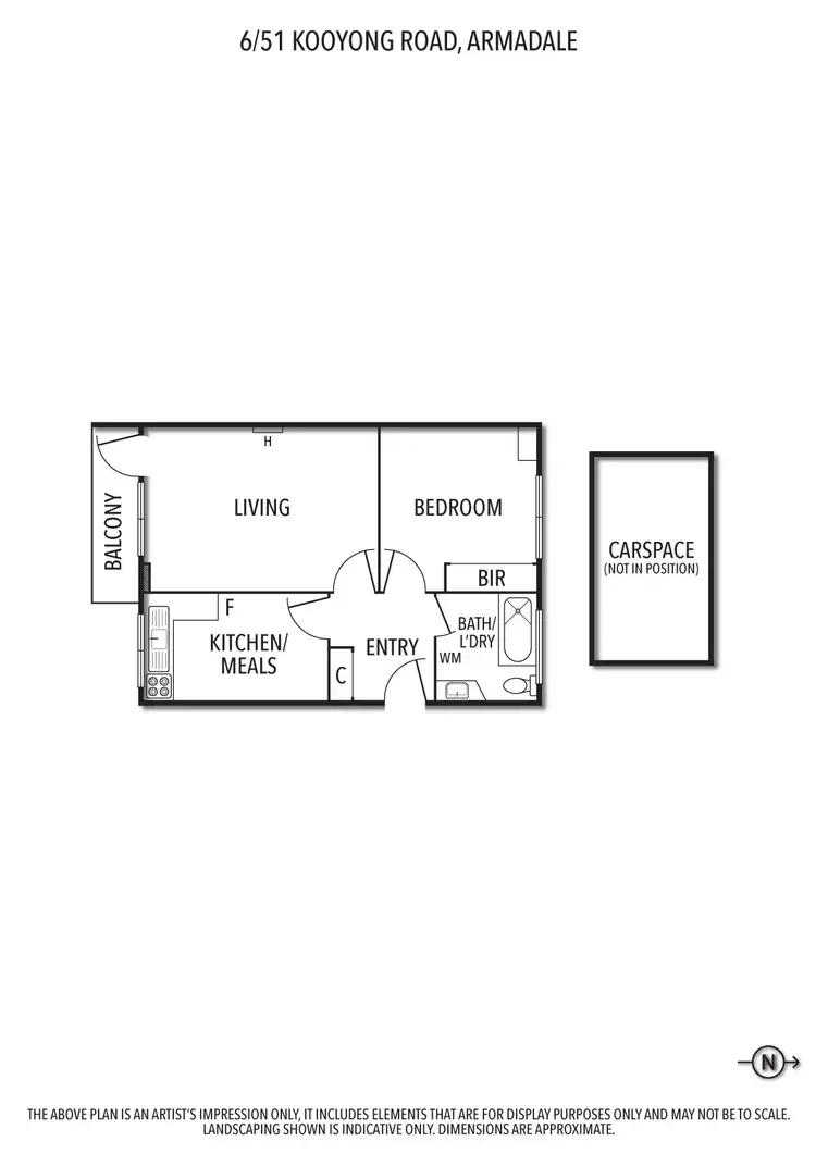 Floorplan of Homely apartment listing, 6/51 Kooyong Road, Armadale VIC 3143