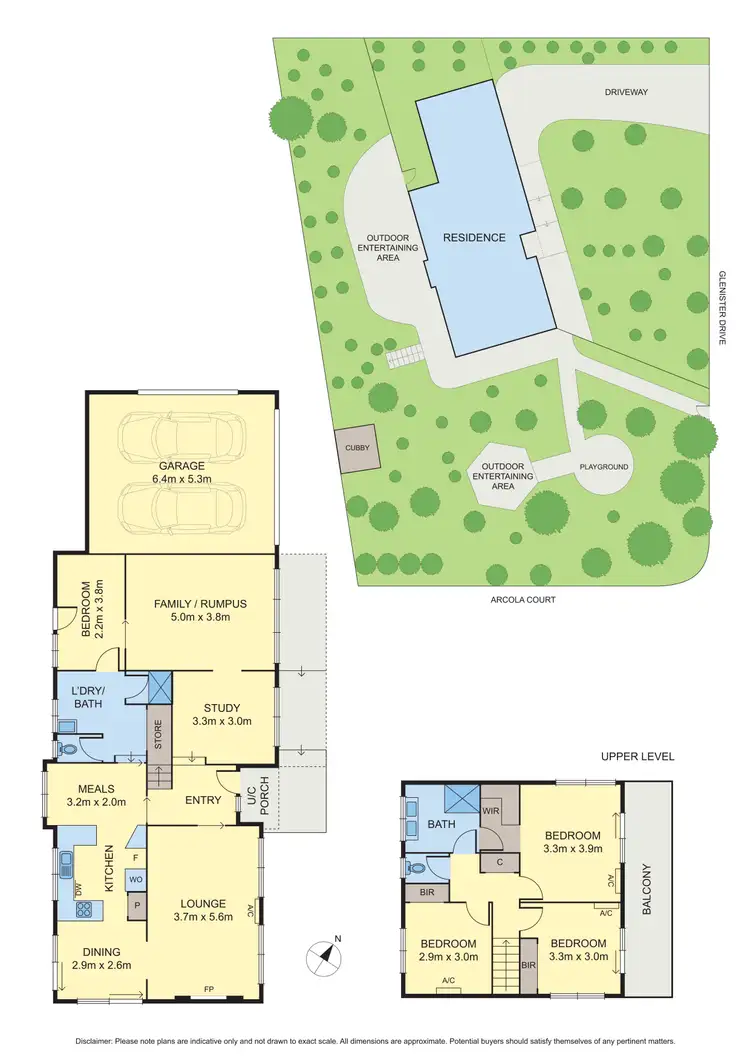 Floorplan of Homely house listing, 23 Glenister Drive, Eltham VIC 3095