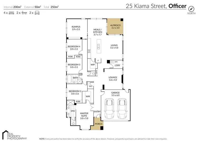 Floorplan of Homely house listing, 25 Kiama Street, Officer VIC 3809