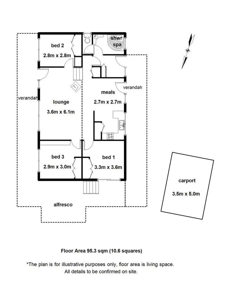 Floorplan of Homely house listing, 23 Middleton Drive, Woori Yallock VIC 3139