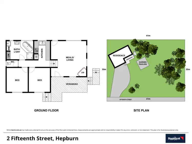 Floorplan of Homely house listing, 2 Fifteenth Street, Hepburn Springs VIC 3461
