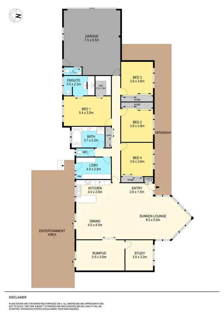 Floorplan of Homely house listing, 220 Blackberry Lane, Haddon VIC 3351