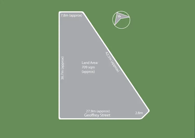 Floorplan of Homely land listing, 2 Geoffrey Street, Blairgowrie VIC 3942