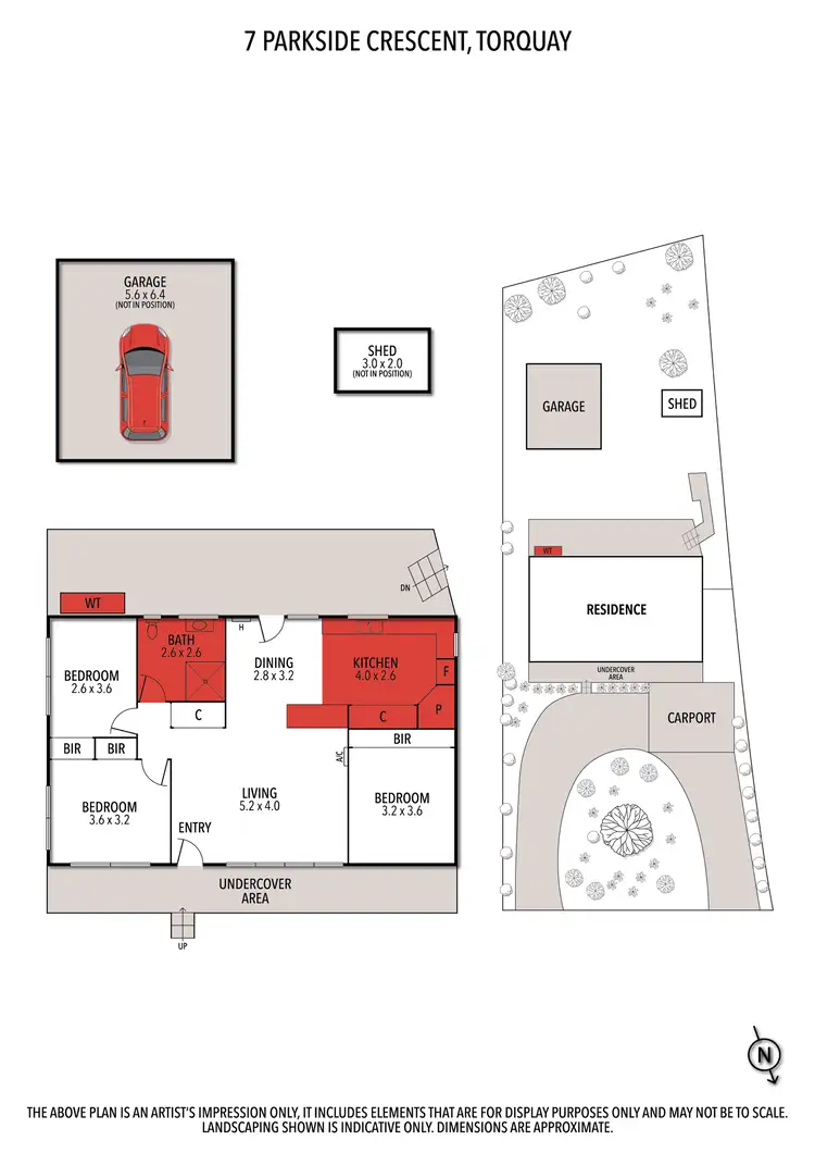 Floorplan of Homely house listing, 7 Parkside Crescent, Torquay VIC 3228