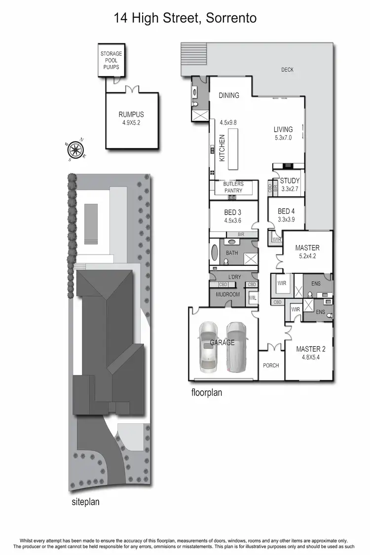 Floorplan of Homely house listing, 14 High Street, Sorrento VIC 3943