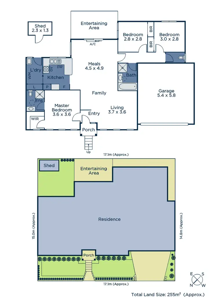 Floorplan of Homely house listing, 1 Matheson Road, Forest Hill VIC 3131