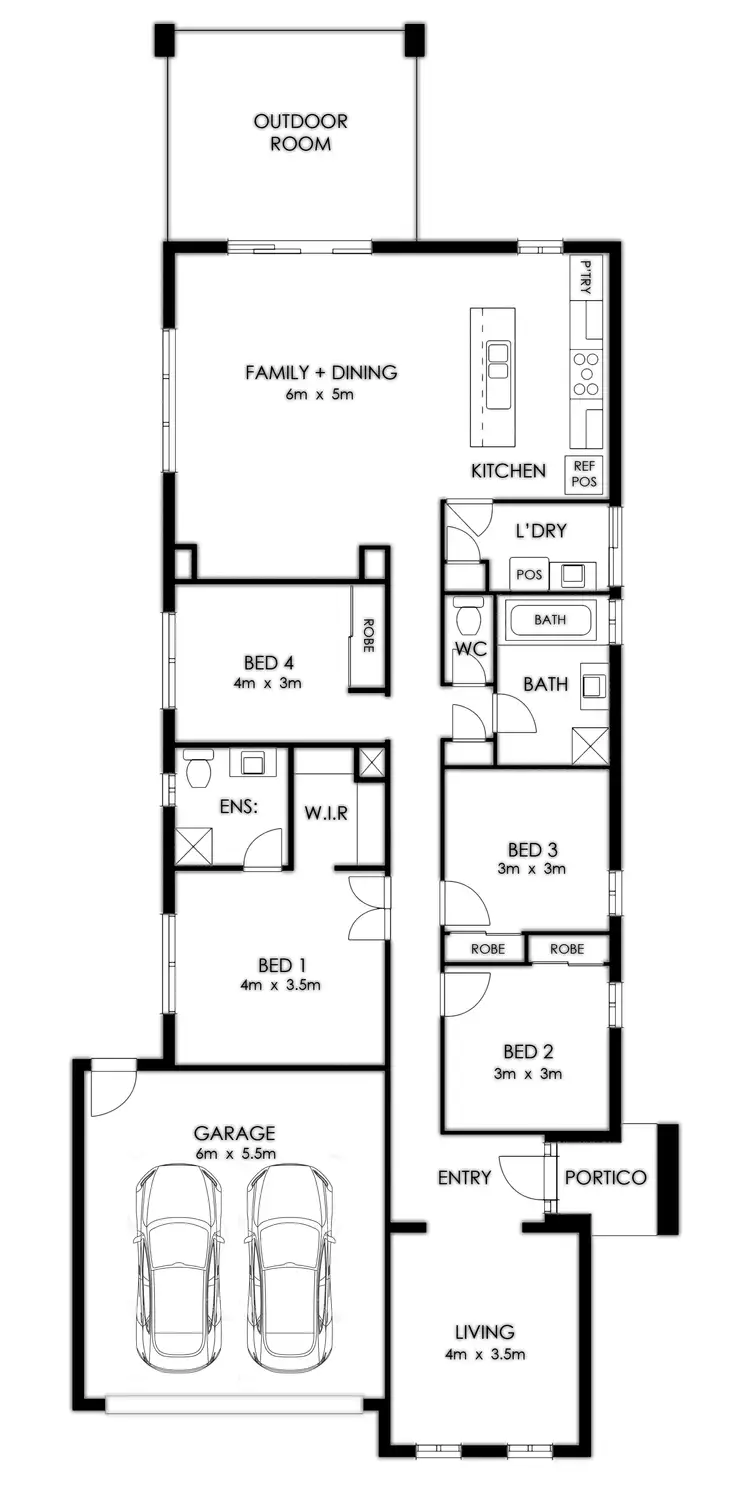 Floorplan of Homely house listing, 1B Alfred Street, Boronia VIC 3155