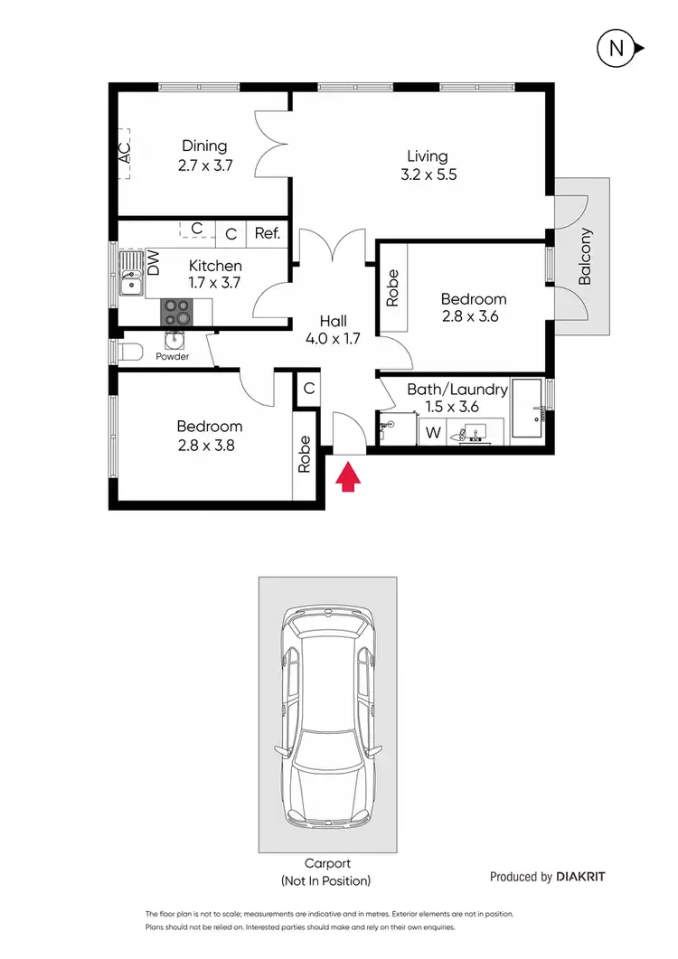 Floorplan of Homely apartment listing, 1/6 Irving Street, Malvern VIC 3144