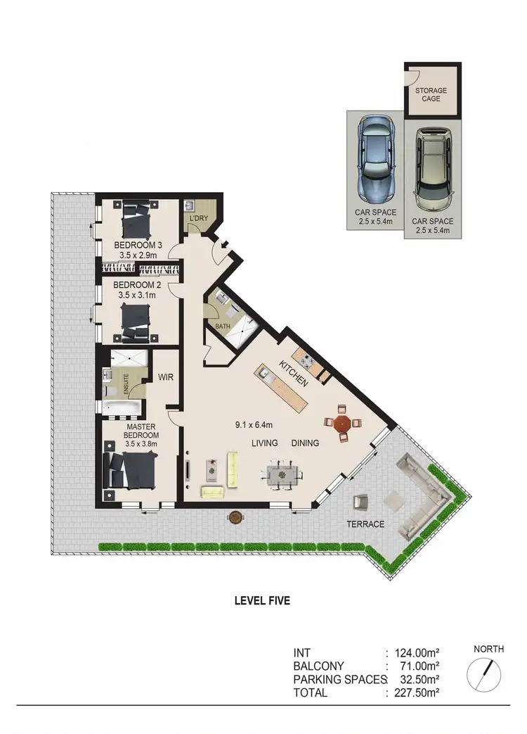 Floorplan of Homely apartment listing, 28/2-4 Gubbuteh Road, Little Bay NSW 2036