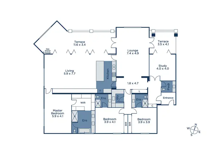 Floorplan of Homely apartment listing, 5/39 Carson Street, Kew VIC 3101