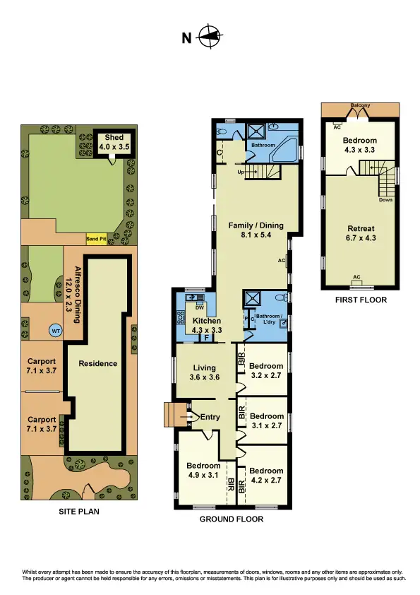 Floorplan of Homely house listing, 70 Florence Street, Williamstown VIC 3016