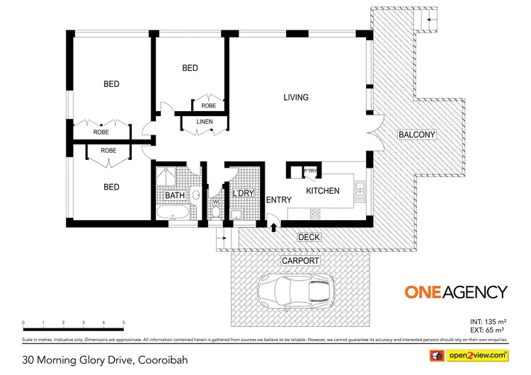 Floorplan of Homely house listing, 30 Morning Glory Drive, Cooroibah QLD 4565