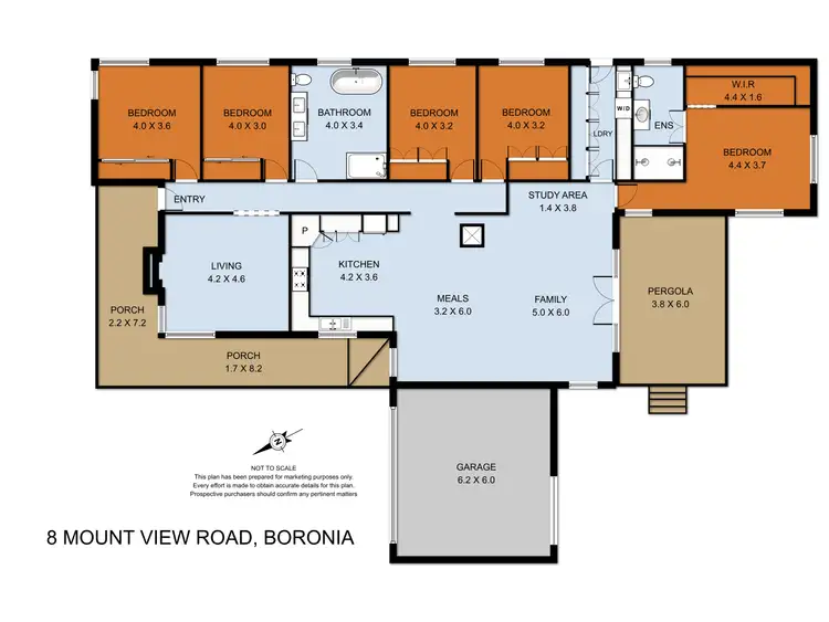 Floorplan of Homely house listing, 8 Mount View Road, Boronia VIC 3155