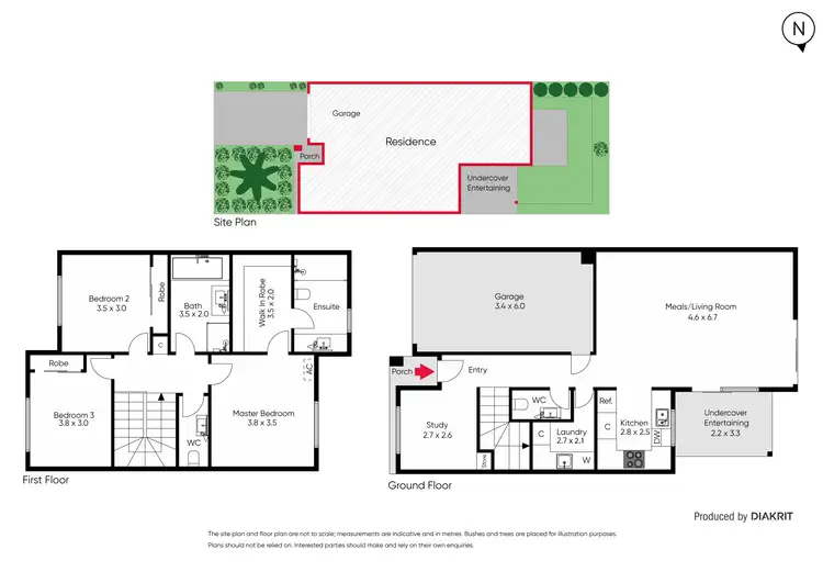 Floorplan of Homely townhouse listing, 4 Carnation Court, Frankston VIC 3199