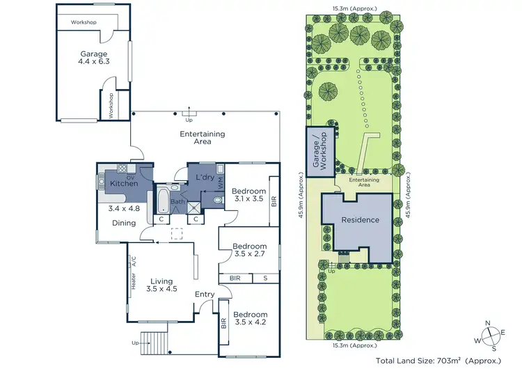 Floorplan of Homely house listing, 21 Olwen Street, Nunawading VIC 3131