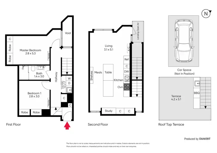 Floorplan of Homely apartment listing, 2/36 Blanche Street, St Kilda VIC 3182