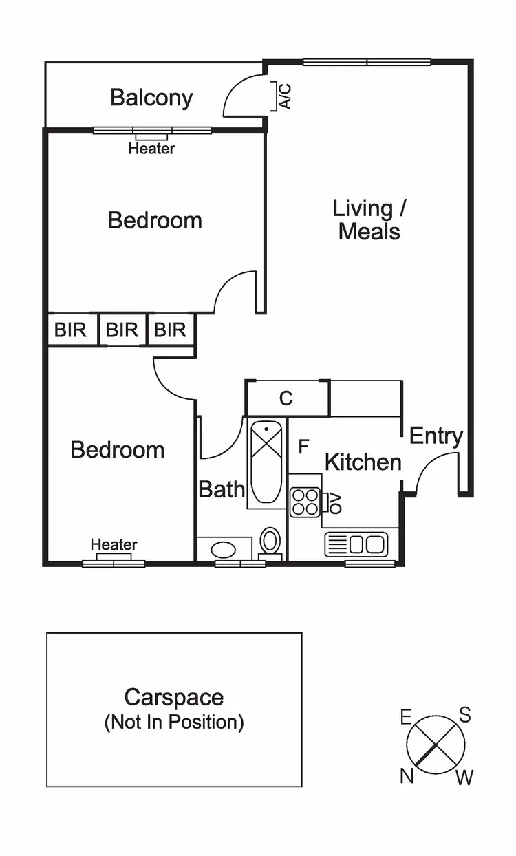 Floorplan of Homely apartment listing, 25/20 Shirley Grove, St Kilda East VIC 3183