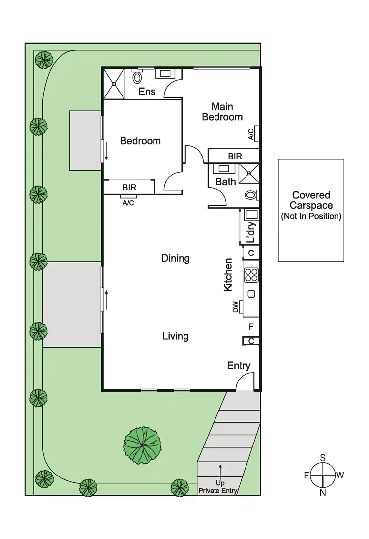 Floorplan of Homely apartment listing, 2/2a Rogers Avenue, Brighton East VIC 3187