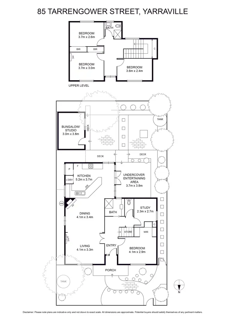 Floorplan of Homely house listing, 85 Tarrengower Street, Yarraville VIC 3013