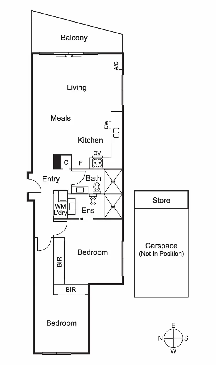 Floorplan of Homely apartment listing, 102/41 Murrumbeena Road, Murrumbeena VIC 3163