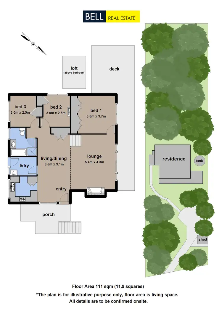 Floorplan of Homely house listing, 48 Inverness Road, Kalorama VIC 3766