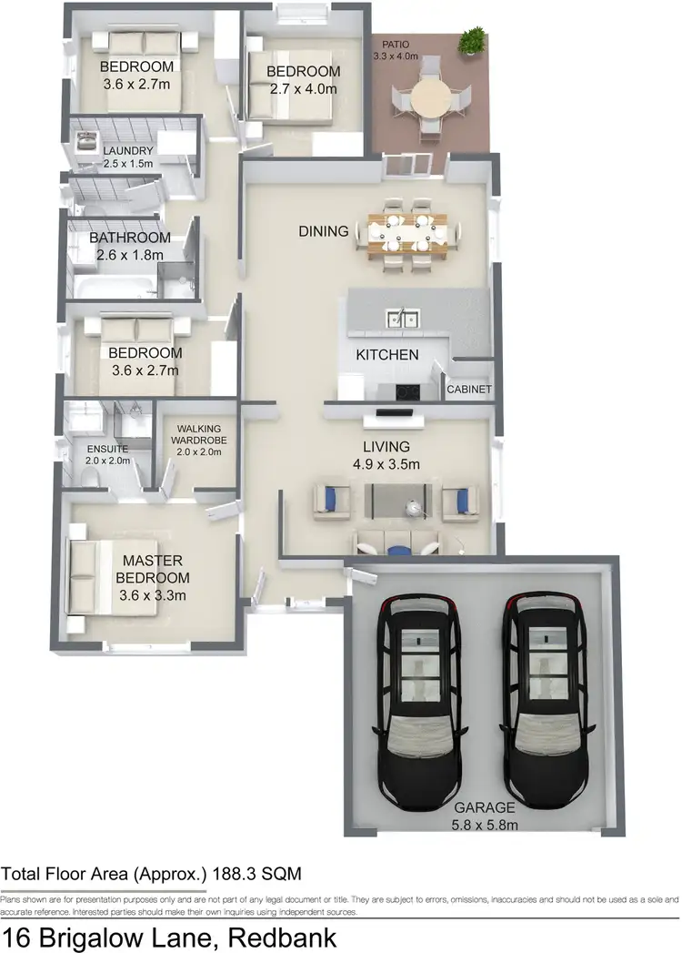 Floorplan of Homely house listing, 16 Brigalow Lane, Redbank QLD 4301