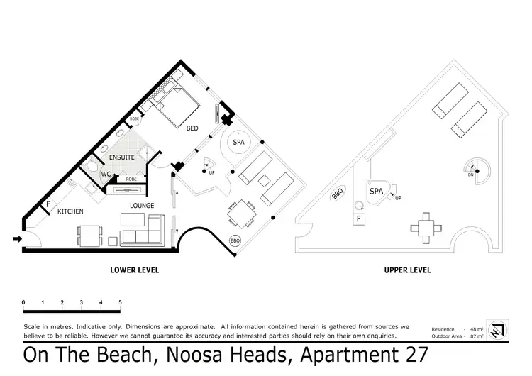 Floorplan of Homely apartment listing, 27/49 Hastings Street, Noosa Heads QLD 4567