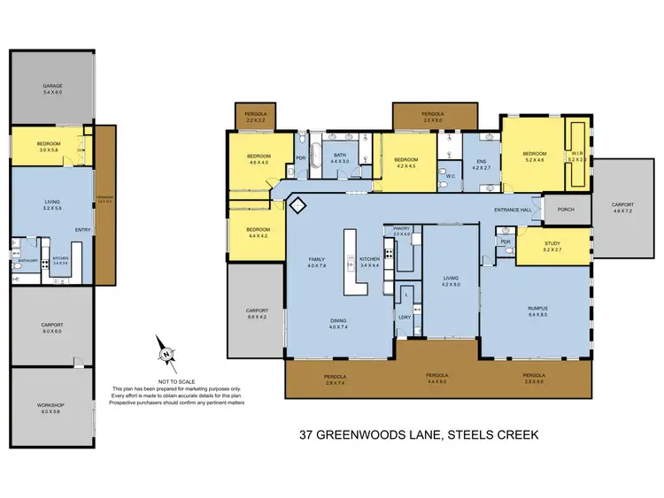 Floorplan of Homely house listing, 37 Greenwoods Lane, Steels Creek VIC 3775